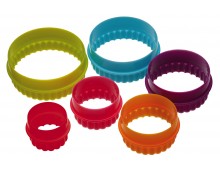 Kitchen Craft Six Piece Round Cookie Cutter Set Kitchen Craft Six Piece Round Cookie Cutter Set